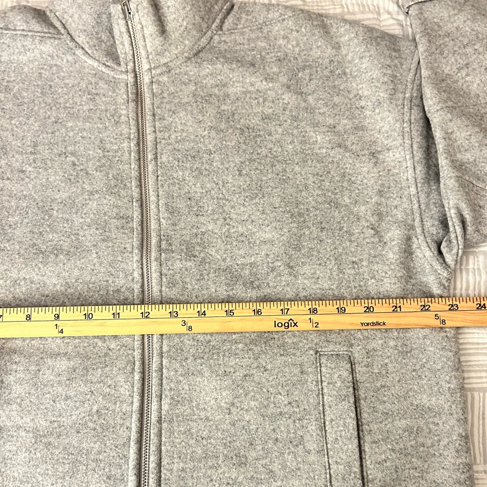 Madewell Gray Bomber Jacket - Picture 8 of 11